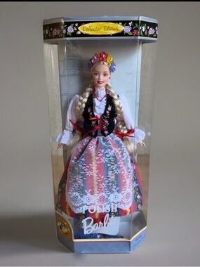 Barbie Dolls of the World Collector Edition Polish 1997 Mattel New, NRFB 18560